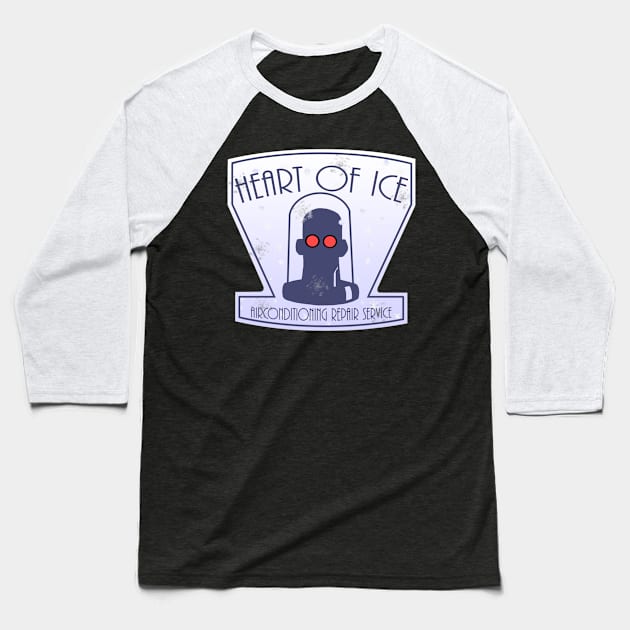 HEART OF ICE: AIRCONDITIONING REPAIR SERVICE Baseball T-Shirt by ryanofinterest